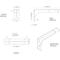 Ekena Millwork Embrey Steel Bracket, Stainless Steel 2"W x 10"D x 4 3/4"H BKTM02X10X04EBSS - alternate 2